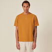 T-shirt oversize manches courtes camel homme