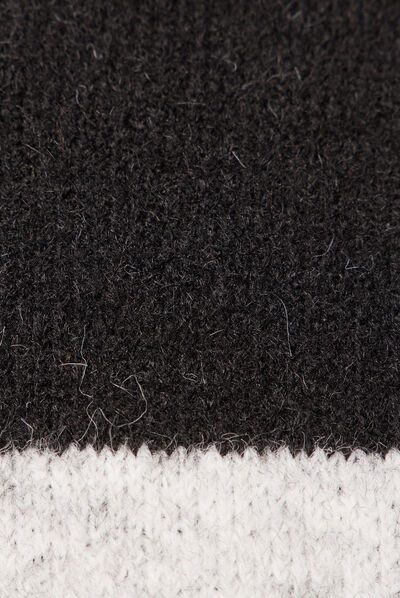 Pull manches longues noir homme