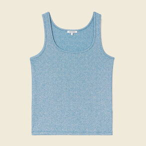 debardeur bretelles larges bleu petrole femme Débardeur bretelles larges bleu pétrole femme