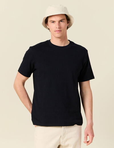 T-shirt manches courtes noir homme