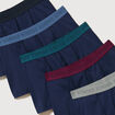 Lot de 5 boxers bleu marine homme