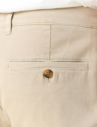 Pantalon chino straight gris homme