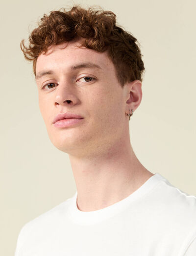 T-shirt manches courtes vert olive homme
