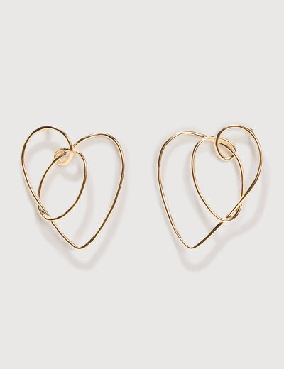 Boucles d'oreilles couleur or femme