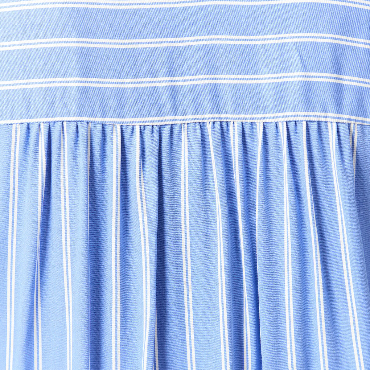 Blouse manches longues denim baby bleu femme