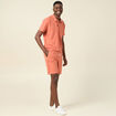 Polo manches courtes rose homme