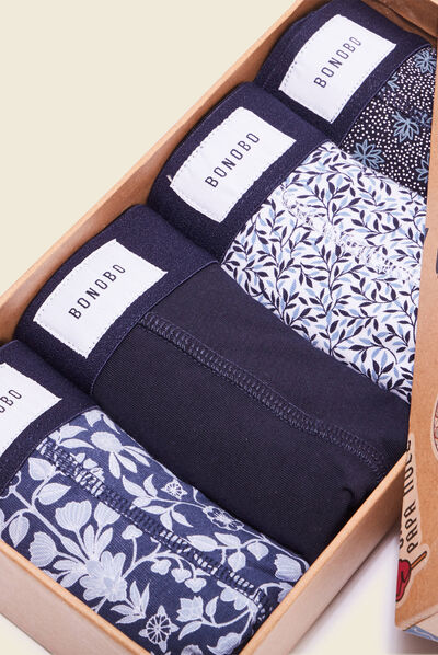 Lot 4 boxers multicolore homme