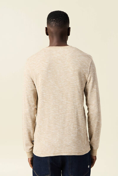 T-shirt éco-responsable vert kaki homme