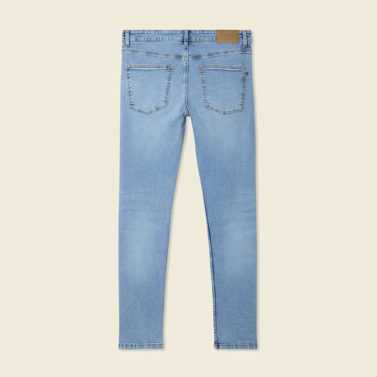 Jeans skinny tapered denim bleach homme