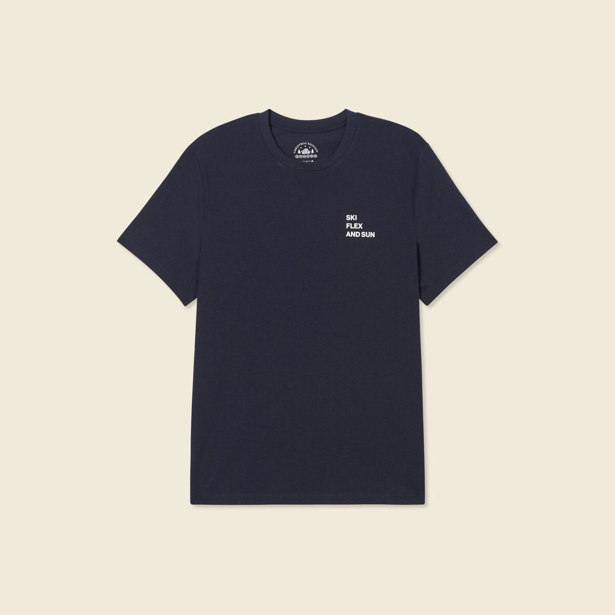 T-shirt manches courtes bleu marine homme