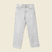 Jeans large relaxed denim snow gris homme