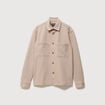 Surchemise droite col am&eacute;ricain beige homme