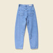 Jeans slouchy 7/8ème denim baby bleu femme
