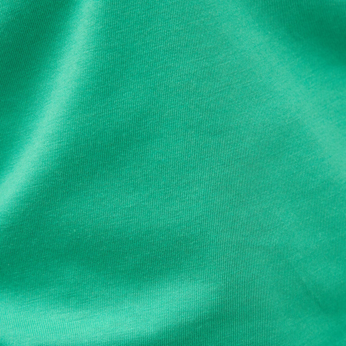 T-shirt col bateau manches courtes vert femme