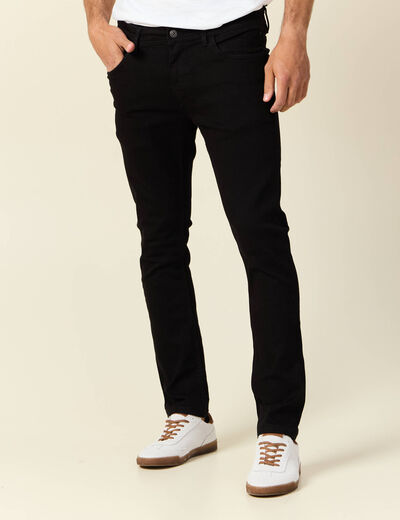 Jeans slim éco-responsable denim noir homme