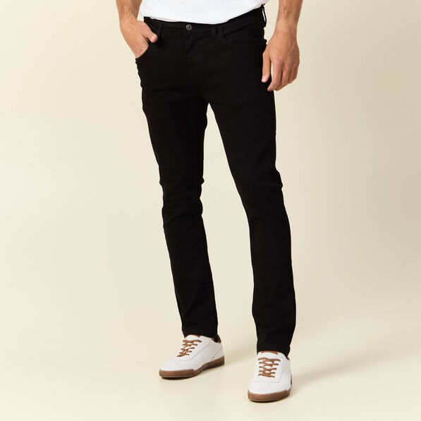 jeans slim eco responsable denim noir homme Jeans slim éco-responsable denim noir homme