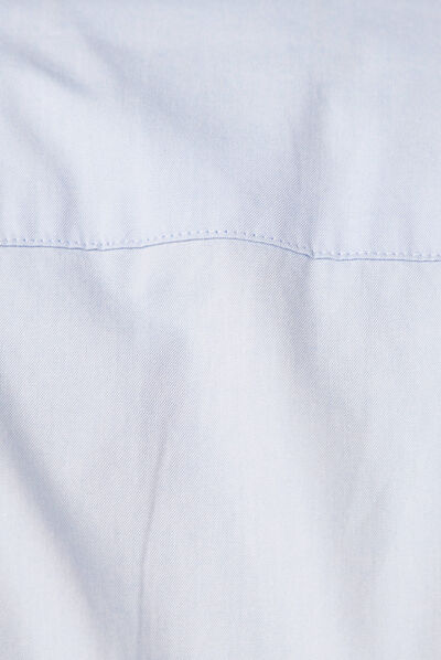 Chemise manches longues bleu clair homme