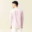 Chemise manches longues rouge foncé homme