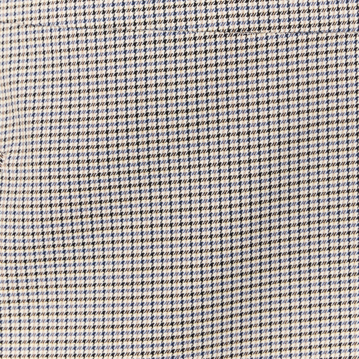Jupe-short droite bleu marine femme