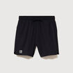 Short doubl&eacute; noir homme