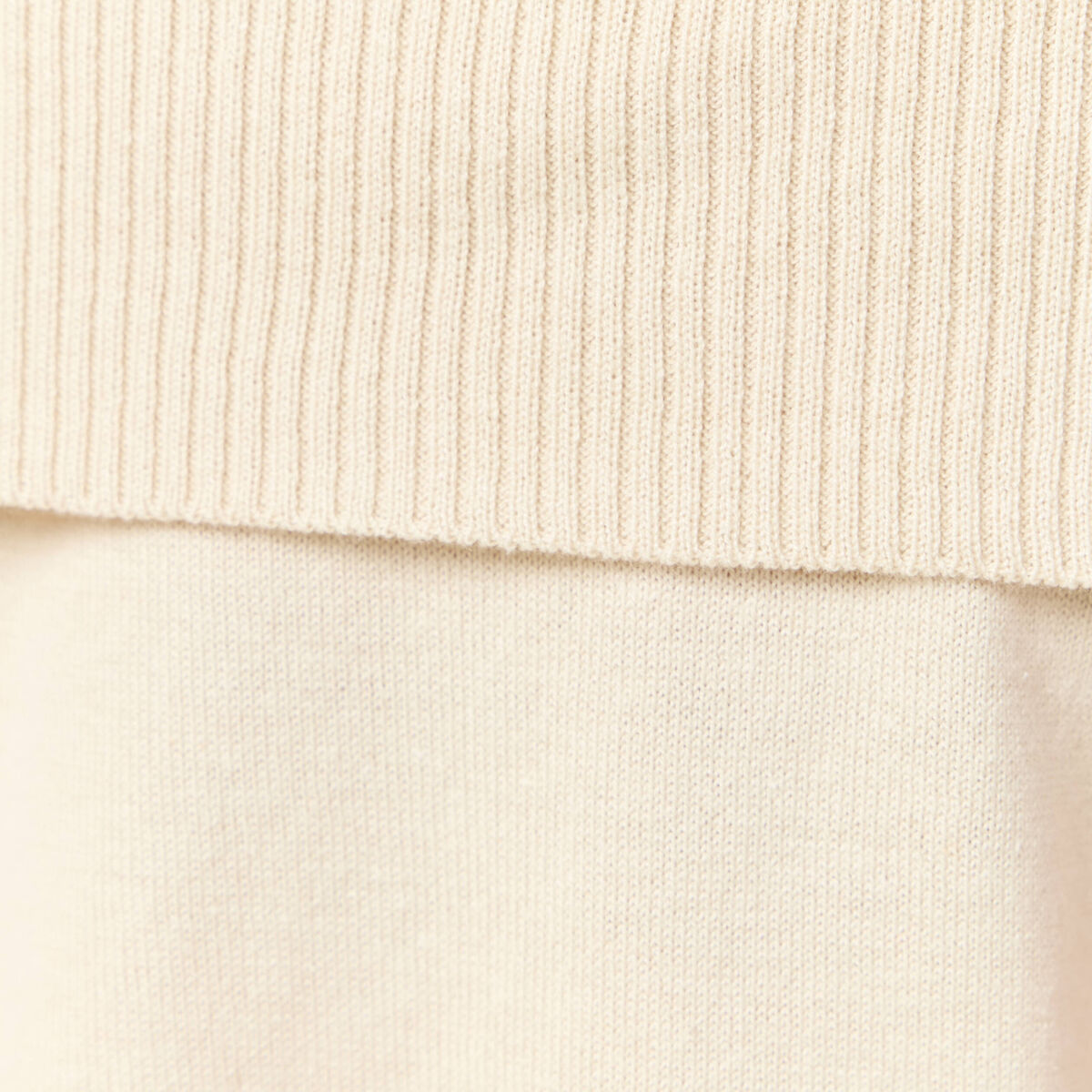 Débardeur tricot sans manches creme femme