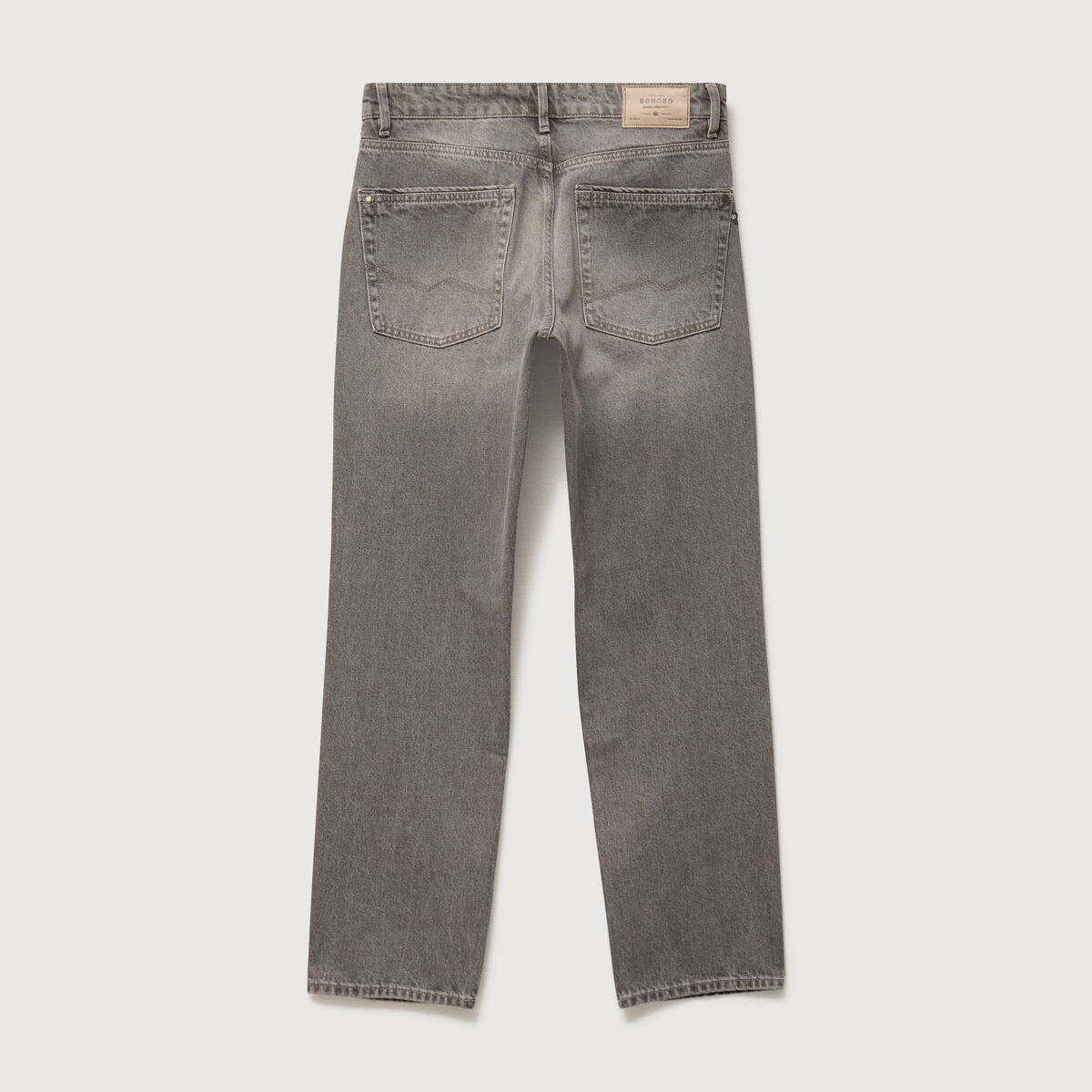 Jeans regular longueur 32 marron homme