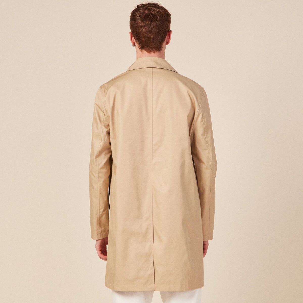 Trench éco-responsable beige homme