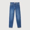 Jeans slim 7/8&egrave;me denim stone femme