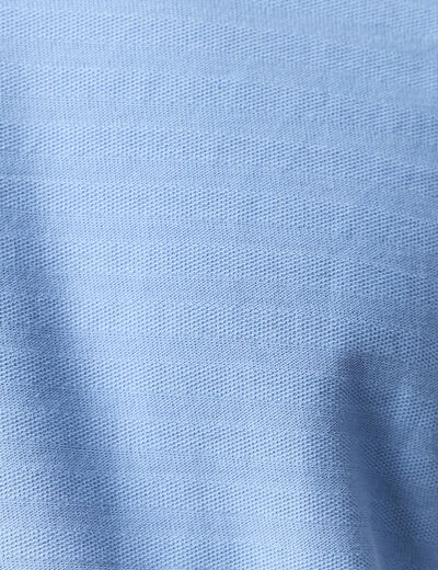 T-shirt manches courtes bleu gris homme