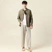 T-shirt oversize en coton ecru homme
