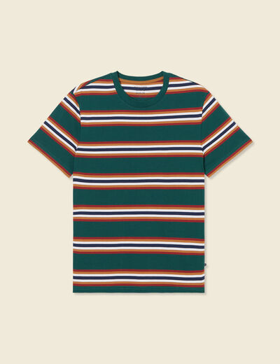 T-shirt éco-responsable vert foncé homme