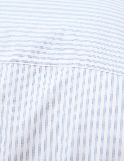 Chemise col classique manches longues gris fonc&eacute; homme