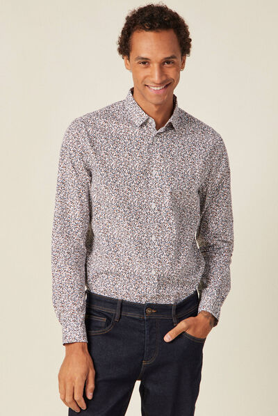 Chemise éco-responsable blanc homme