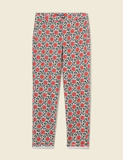 Pantalon chino Instinct ecru femme