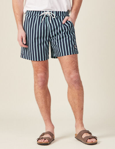 Short de bain bleu marine homme