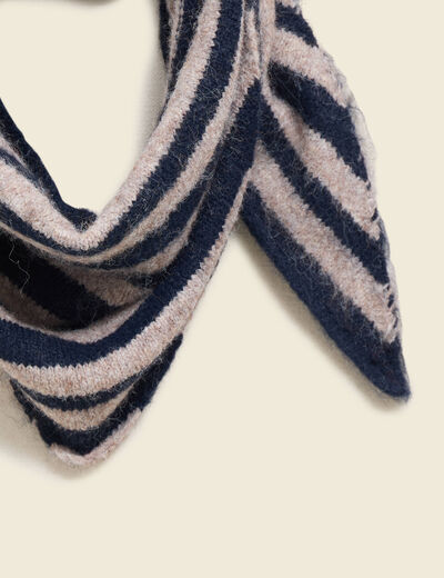 &Eacute;charpe bleu marine femme