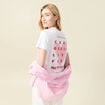 T-shirt manches courtes blanc femme