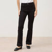 Jeans bootcut denim noir femme
