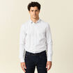 Chemise manches longues gris homme