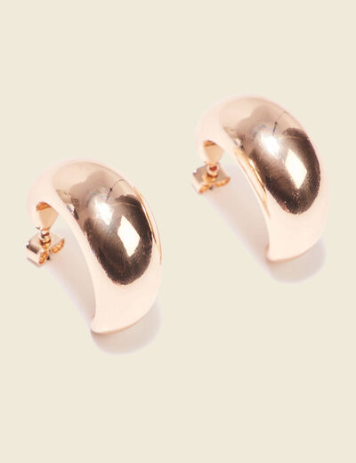 Boucles d'oreilles créoles couleur or femme
