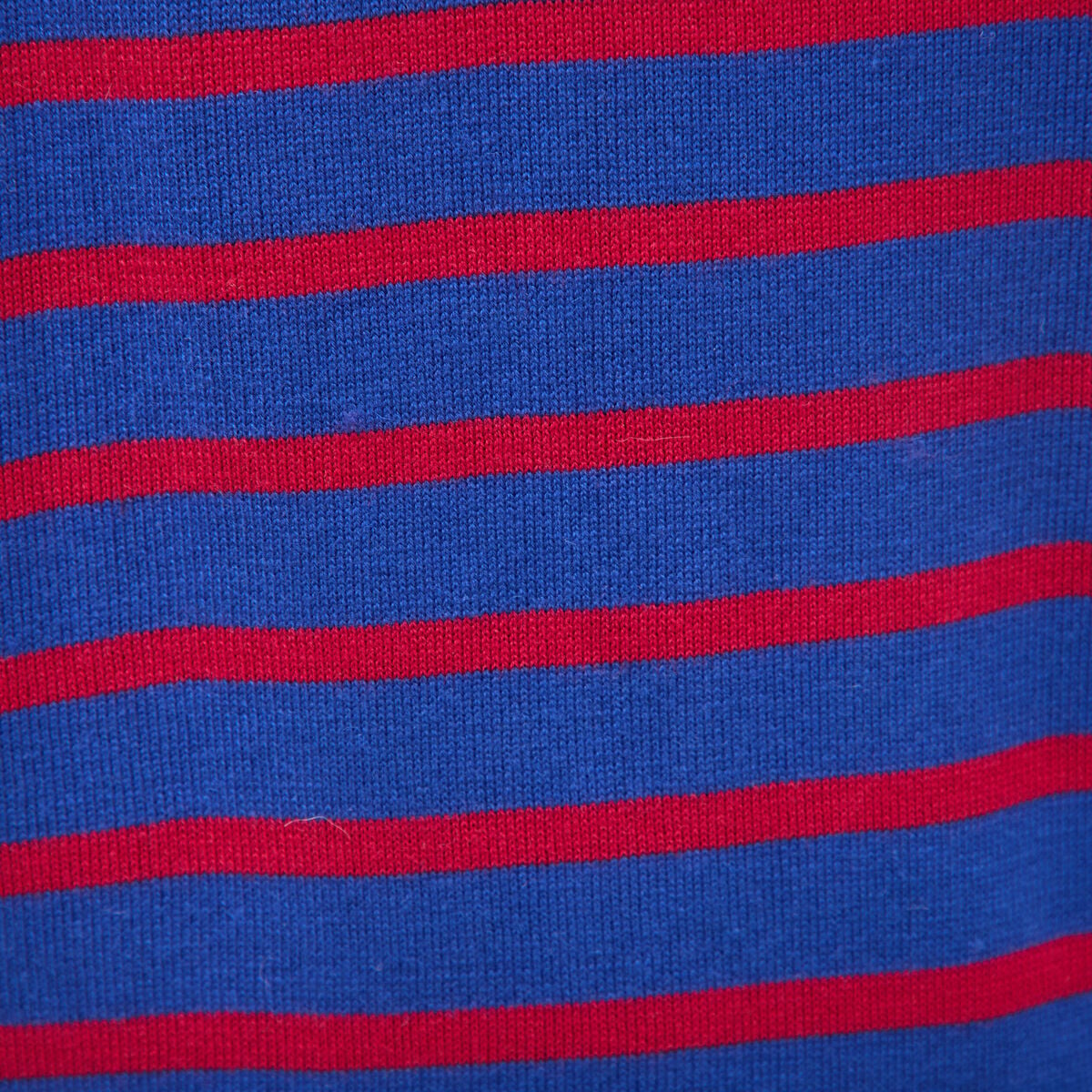 Pull manches longues col rond bleu roi femme