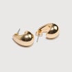 Lot de 2 paires de boucles d'oreilles couleur or femme