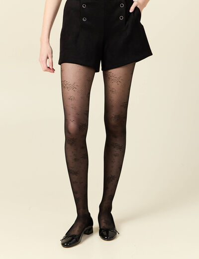 Collants fantaisie noir femme
