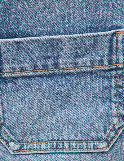 Short en jean taille haute denim stone femme