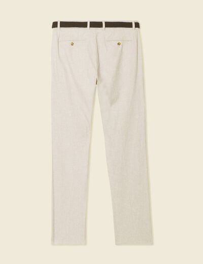 Pantalon éco-responsable gris foncé homme