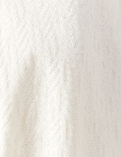 Polo manches courtes ecru homme
