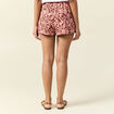 Short droit marron foncé femme