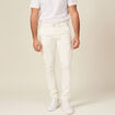 Pantalon battle bas resserré ecru homme