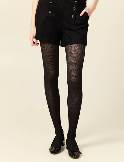 Collants fantaisie noir femme