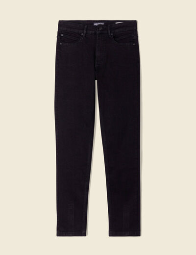Jeans slim éco-responsable denim noir femme